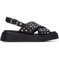 Xti for woman. 14523901-NEGRO Sandals 145239 black (36), Flat, Buckle, Casual, Sport