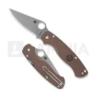 Spyderco Paramilitary 2 Lightweight CPM 15V C81PBN15V2 Brown FRN, Sprint Run pocket knife