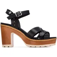 Refresh for woman. 17520704-NEGRO Sandals 175207 black (40), Flat, Buckle, Casual