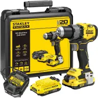 Stanley Iskupora / ruuvinväännin SFMCD725D2K-QW; 18 V; 2x2,0 Ah akku