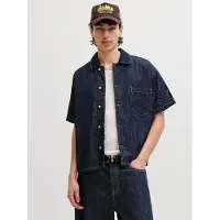 Jack & Jones Jjorgaustin Denim Shirt Ss Ln - Blue - M