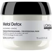 L'Oréal Serie Expert Metal Detox syväravitseva naamio värjätyille ja vaurioituneille hiuksille 75 ml