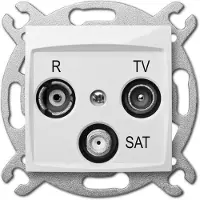 Hobby Hall Pistorasia R-tv-sat 10db valkoinen Carla 1761-10