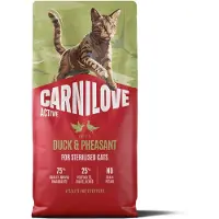 Carnilove Active Duck-Pheasant Adult Kuivaruoka steriloiduille kissoille, 6 kg
