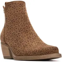 Refresh for woman. 17504102-CAMEL Ankle boots 175041 brown (40), 3 to 5 cm, Zip, Casual