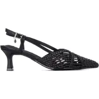 Xti for woman. 14530102-NEGRO Shoes 145301 black (36), 5 to 8 cm, Buckle, Casual, Classic