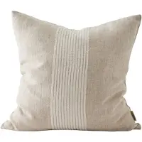 Tell Me More Colette tyynynpäällinen Natural raita, 50x50 cm