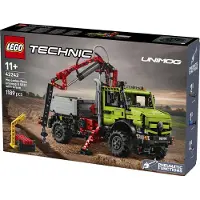 LEGO Technic Nosturilla varustettu Mercedes-Benz Unimog U 5023 42242