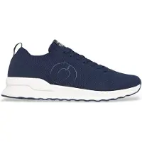 Ecoalf for man. MCMSHSNCONDKYR28S26-161 Conde navy blue sneakers (40), Flat, Laces, Casual, Recycled polyester
