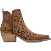 Refresh for woman. 17504102-CAMEL Ankle boots 175041 brown (41), 3 to 5 cm, Zip, Casual