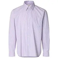 Selected Slhrlxhotel Amour Emb Ls Shirt - Pink - L