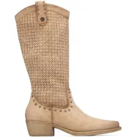 Refresh for woman. 17529201-BEIGE Boots 175292 beige (41), 3 to 5 cm, Zip, Casual