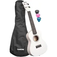 Cascha CUC106 Linden White Konserttiukulele