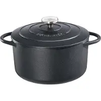 Küchenprofi - Provence Valurautapata 28 cm 6,6 L Musta