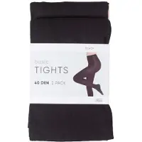 Pierre robert LaMote Basic Tights 40 DEN X2 Black 44-48