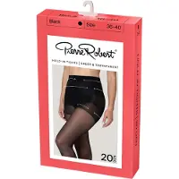 Pierre robert Hold-In-Tights Sheer & Transparent 20 DEN Black 36-40