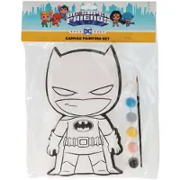 Wins Holland Canvas Painting DC Comics - Assorted - incl Brush and 6 colors of paint
