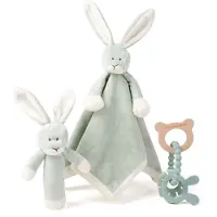 Teddykompaniet Diinglisar, Gåvoset, Kanin, Lindblomsgrön - Green - 31 CM