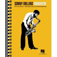 Hal Leonard Sonny Rollins Omnibook for B-Flat Instruments Jazz Transcription Songbook with 50 Classic Solos Essential Sheet Music Collection for Saxophonists and Jazz Musicians