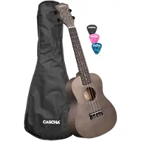Cascha CUC100 Linden Black Konserttiukulele