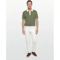 Gant Cotton Modal Polo - Khaki green - S