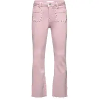Mango Flared Jeans With Studs - Pink - 13-14