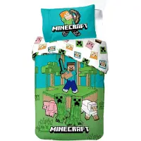 Minecraft Bed Linen - Adult Size 140 x 200 cm - Jungle Explore (1029465)