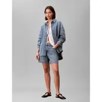 Calvin Klein Denim Boyfriend Shirt Overnight - Blue - XXS