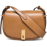 Ralph Lauren for woman. 428891391002 Brown Saddle Bag (OSFA), Casual, Leather