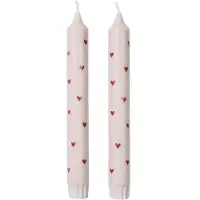 Broste Copenhagen Amor Taper Candle - Pink - H19CM