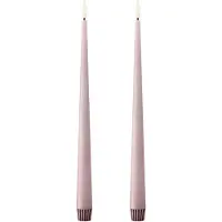 Fyrklövern kruunukynttilä LED 2 kpl 52 Soft Rose , 30 cm