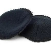 Smallstuff Breast Feeding Pads S, Dia. 11 Cm., Meriono Wool, Black - Black - L