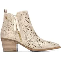 Xti for woman. 14532704-ORO Ankle boots 145327 gold (40), Beige, 3 to 5 cm, Zip, Casual