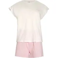 Dagi Pyjamashortsit ecru / roosa