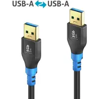 PureLink | FlexInstall | USB-A - USB-A | 3.2 Gen 1 | 1m | Musta