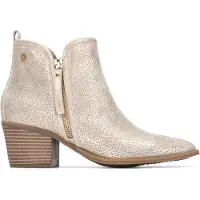 Xti for woman. 14526606-ORO Ankle boots 145266 gold (40), 3 to 5 cm, Zip, Casual