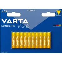 Varta – Pitkäikäinen AAA-paristo - 10 kpl pakkaus (4103101761)