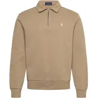 Ralph Lauren Loopback Fleece Quarter-Zip Sweatshirt - Beige - XXL