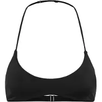 Weekday Minimal Halter Bikini Top - Black - S