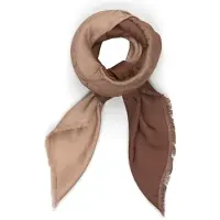 Calvin Klein Gradient Emblem Square Scarf 70X - Beige - ONE SIZE
