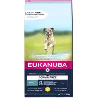 Eukanuba 12kg Grain Free Adult Small / Medium Breed kana koiranruoka