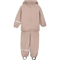 CeLaVi Basic Rainwear Set -Recycle Pu - Pink - 98-104