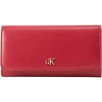 Calvin Klein Kukkaro 'Monogram Plaque Flap' punainen