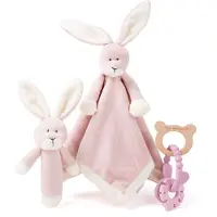 Teddykompaniet Unirievut Pupu Lahjapakkaus, Misty Rose