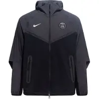 Nike Paris Saint-germain Takki Nsw Tech Woven Fz - Musta/harmaa Lapset - , koko M: 137-147 cm
