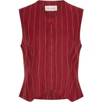 MSCH Copenhagen Mschclaritte Waistcoat Stp - Red - M