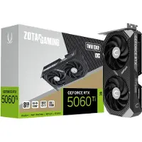 Zotac GAMING GeForce RTX 5060 Ti Twin Edge OC, GeForce RTX 5060 Ti, 8 GB, GDDR7, 128 bittiä, 7680 x 4320 pikseliä, PCI Express x8 5.0 (ZT-B50610H-10M)