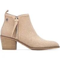 Refresh for woman. 17515105-BEIGE Ankle boots 175151 beige (40), 3 to 5 cm, Zip, Casual
