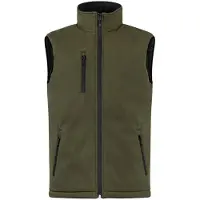 Clique Topattu Softshell-liivi Miehet Tummanvihreä 3XL