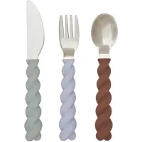 OYOY mini Mini Mellow lasten aterimet, mint/choco/blue